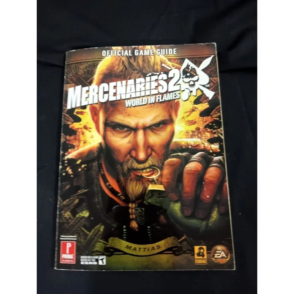 Mercenaries 2 World In Flames PC Game EA 2008 Rated Teen & Official Game Guide
